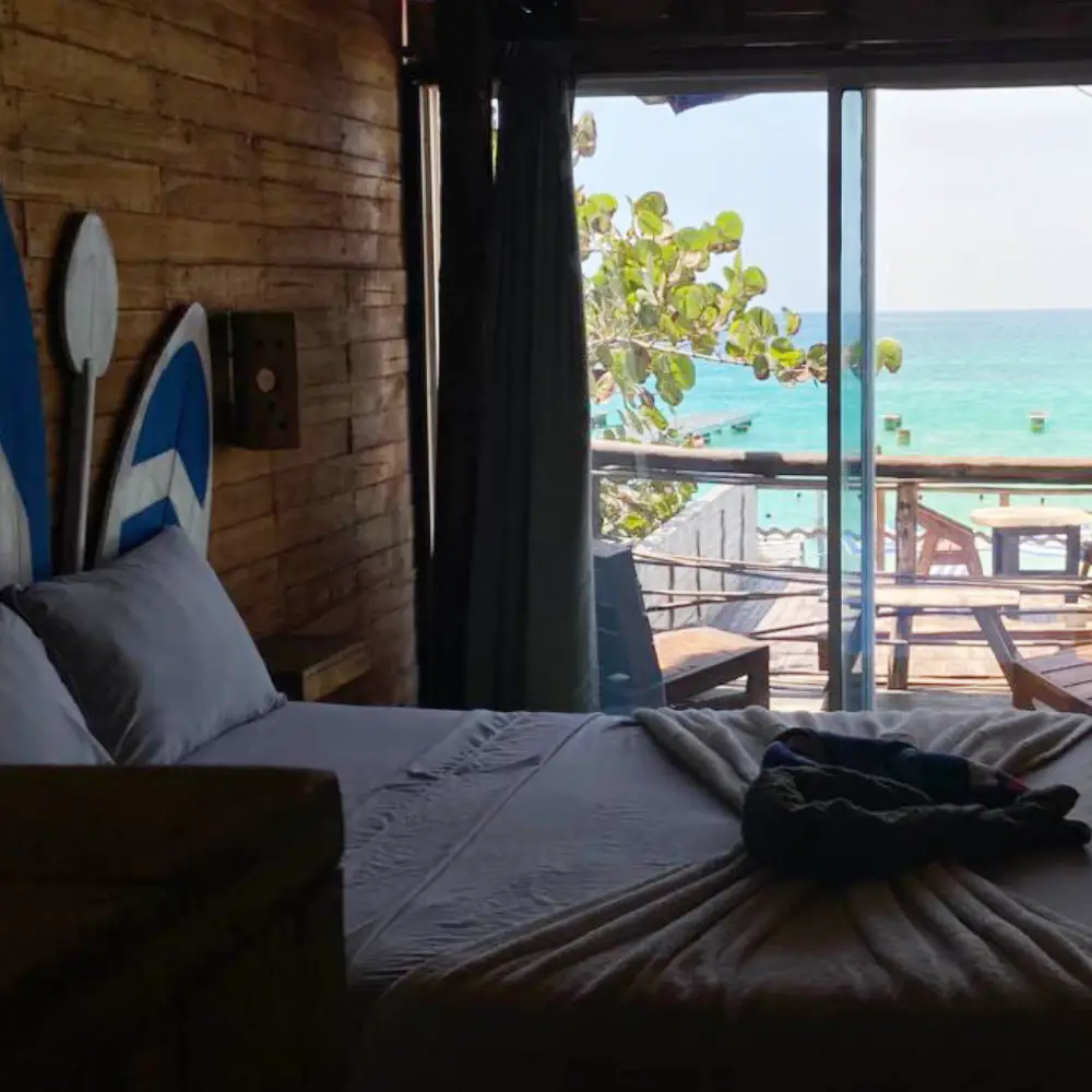 maggy beach hotel cartagena isla baru colombia habitaciones